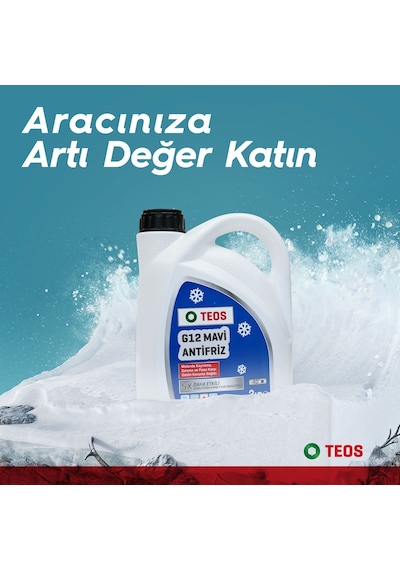 Teos -40 Derece Mavi Antifriz 3 Lt Oto Koku Mavi Teos Antifriz N11.130