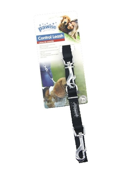 Pawise Dog Comp.Control S (1.5 CM x72") Tasma Siyah