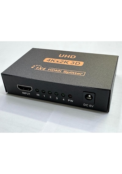 4 Port Hdmi Splitter 4k Uhd Hdmi Splitter 4k Hdmi Çoğaltıcı