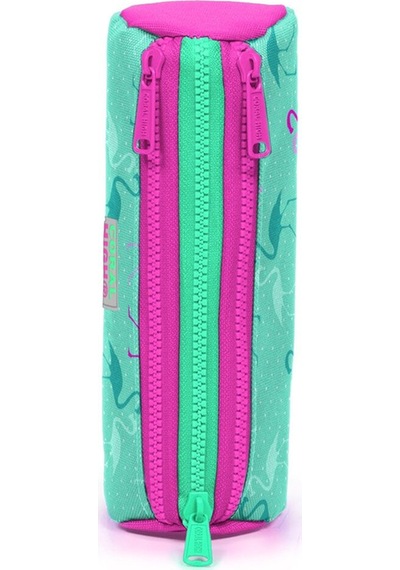 Su Yeşili Ve Neon Pembe Çok Renkli