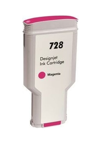 Hp 728 Magenta Kırmızı 300ml Uyumlu Plotter Kartuşu F9k16a
