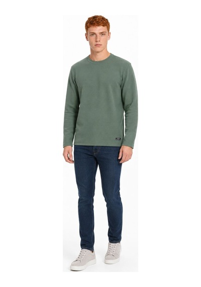 Loft Regular Fit Erkek Tshirt U.kol Lf2044268 Q1.v1 Koyu Yeşil