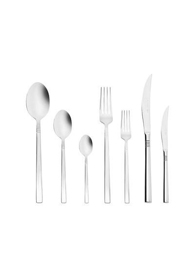 Karaca  316 Elegance Nil Platin 12 Kişilik 84 Parça Çatal Kaşık Bıçak Takımı