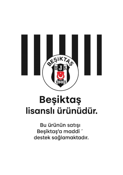 Beşiktaş Orijinal Lisanslı Spor Sırt Çantası Kartal Bant Detaylı Bjk Siyah Çanta Siyah - Antrasit