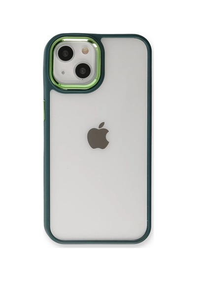Apple iPhone Uyumlu  14 Plus Uyumlu Kılıf Dora Kapak - Haki Yeşil