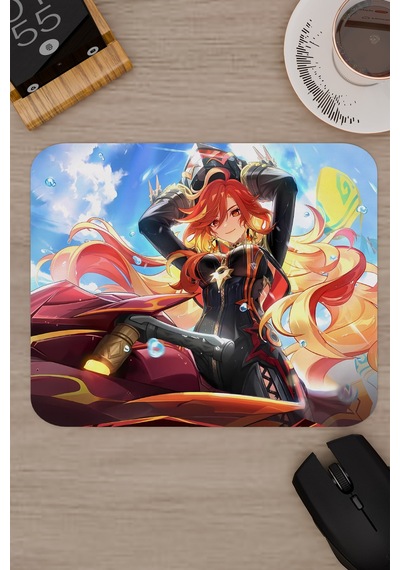 Mavuika Genshin Impact Anime Gacha V1 - 22x18 Gaming Mouse Pad Fare Altlığı