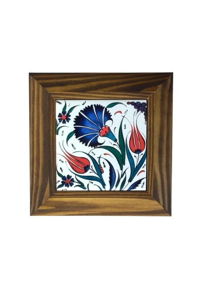 Ahşap Çerçeveli Dekoratif Seramik Tablo. Srmk-2024122