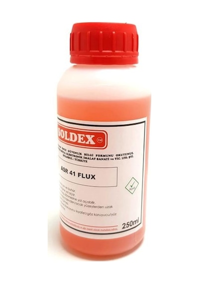 Soldex Asr41 Reçineli Sıvı Flux 250Ml - Kargo Ücretsiz
