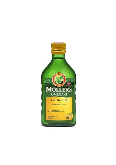 Möller's Omega-3 Cod Liver Oil Doğal Limon Aromalı 150 Ml Takviye Edici Gıda