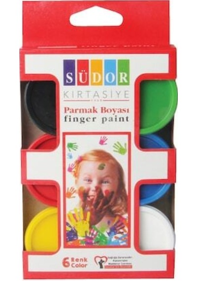 Parmak Boyası Seti 6x30ml Bordo