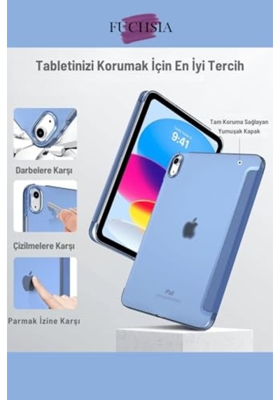 Ayrex 11.nesil 2025 Kılıf A3354-a3355 360 Rotating Stand Deri Pembe İpad 11.nesil 2025 İle Uyumlu Kılıf - Pembe Genel