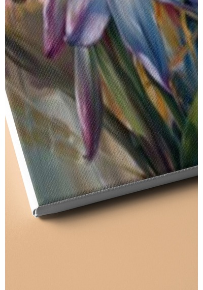 Webstyle Sayılarla Boyama Seti Kasnaklı Mor Zambaklar 40 X 50 Cm