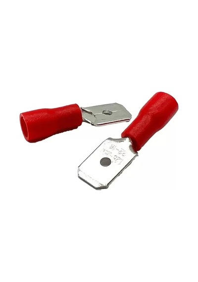 Sh Powermaster Pm-39071 0,5-1,5mm2 Kesit 21x6x5mm Soket Kırmızı İzoleli Kablo Pabucu 100'lü Paket Najmaddin