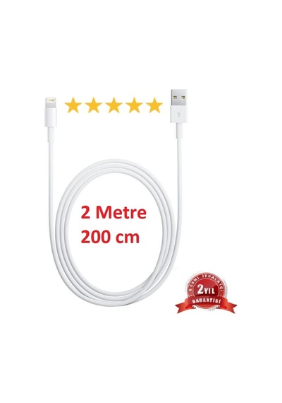 Şarj Ve Data Lightning Kablosu 2Mt-200 Cm
