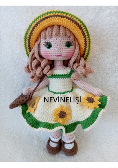 Amigurumi Melis Bebek Çok Renkli