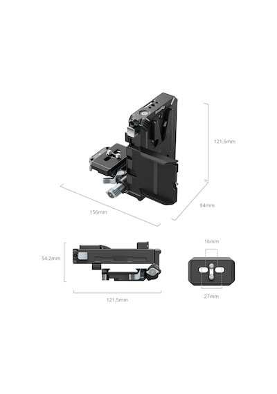 Smallrig 5227 V-mount Akü Montaj Plakası Kiti