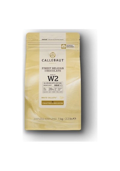 Callebaut Lezzeti: 823 Sütlü & W2 Beyaz Çikolata Drop 2'li Paket 2x1 Kg