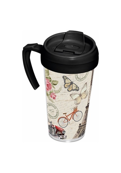 Herevin 161449-805 Kulplu Coffee Mug 500 Ml Çok Renkli