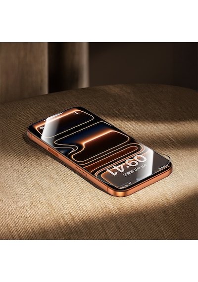 Apple Uyumlu   iPhone 17 Pro Max Benks Glass Warrior 2.0 Ezfita Safir Ekran Koruyucu Uygulama Aparatı Şeffaf