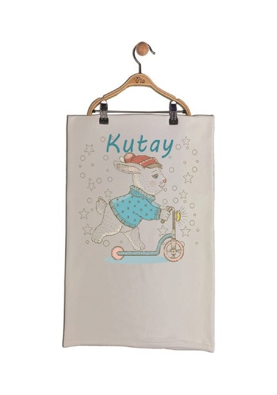 Pia Baby Gl 1926-02 İsme Özel Beşli Tulum Set Mavi