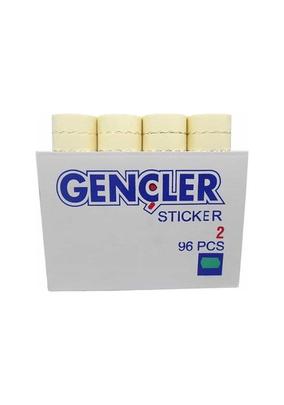 Gençler Yeşil Meto Etiketi 2 No (96 Rulo) (1 Rulo 1000 Adet) R8