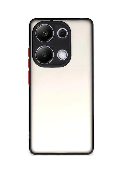 Herşeytrend Xiaomi Redmi Note 13 Pro 4g Kılıf Montreal Silikon Kapak - Siyah Çok Renkli