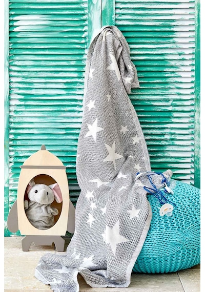 Karaca Home Baby Star Gri Bebek Pikesi
