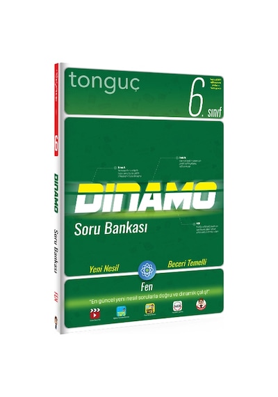 Tonguç 6.Sınıf Dinamo Fen Bilimleri Soru Bankası Test Kitabı