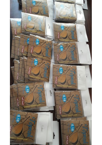 10 Paket Toprak Marka Paslanmaz Çelik Saz Teli Seti-Sarı Bamlı 10 Paket Toprak Marka Paslanmaz Çelik Saz Teli Seti-Sarı Bamlı
