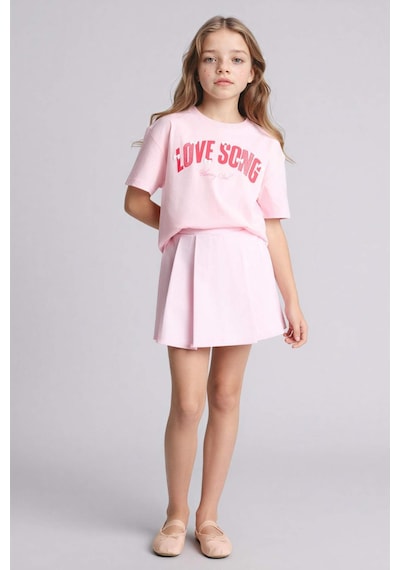 Defacto Gabardin Etek Kız Çocuk E2648a826sppn86 Pembe-pn86