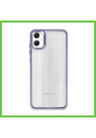 Bezos Samsung Galaxy A05 Uyumlu Kılıf Power Silikon - Lila Dmc
