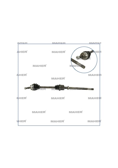 Renault Master 2003-2010 Aks Komple Ön Sağ Absli 1116mm 2.5dcı