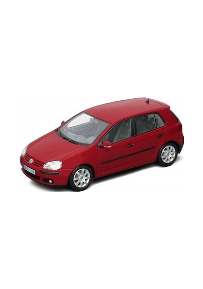 Welly Volkswagen Golf 5 1/18 Kırmızı Model Araba