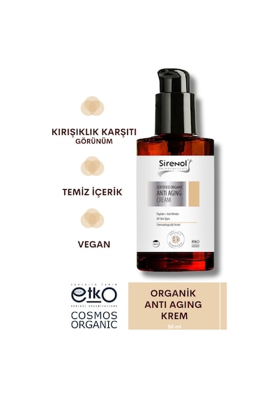 Sirenol Organik Sertifikalı  Yüz Kremi 50 ML