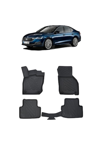 Skoda Octavia 2026 Model İle Uyumlu 5d Ekstra Havuzlu Paspas