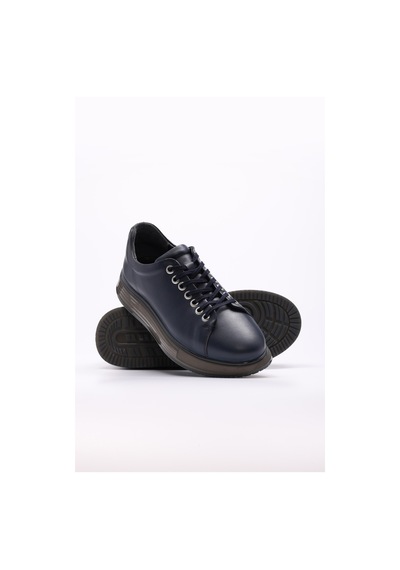 Fast Step Hakiki Deri Erkek Casual Ayakkabı 154ma24-1001 Lacivert
