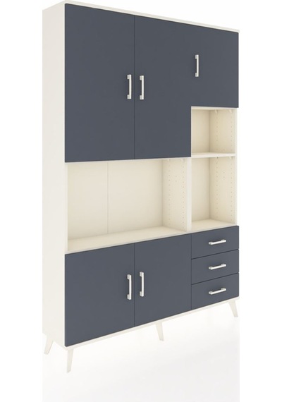 Arges Dolap 9 Raflı 3 Çekmeceli 5 Kapaklı 132x30x195 Aytaşı-antrasit/antrasit Antrasıt/antrasıt Arges Dolap 9 Raflı 3 Çekmeceli 5 Kapaklı 132x30x195 Aytaşı-antrasit/antrasit Antrasıt/antrasıt