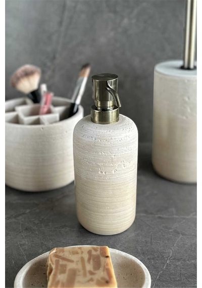 Charm 5'li Banyo Seti - Bej-7302