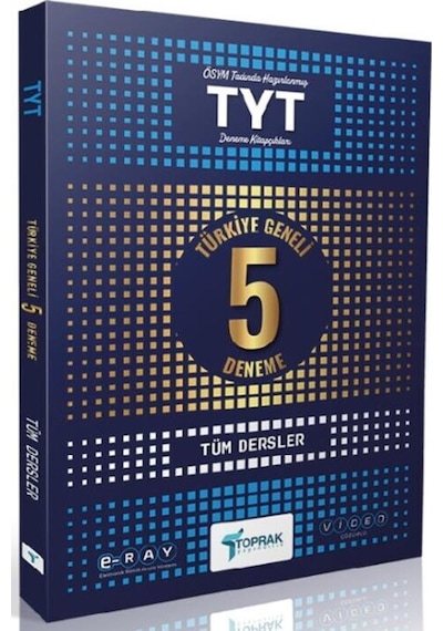 Toprak Yayıncılık Tyt Tüm Dersler 5 Li Paket Deneme
