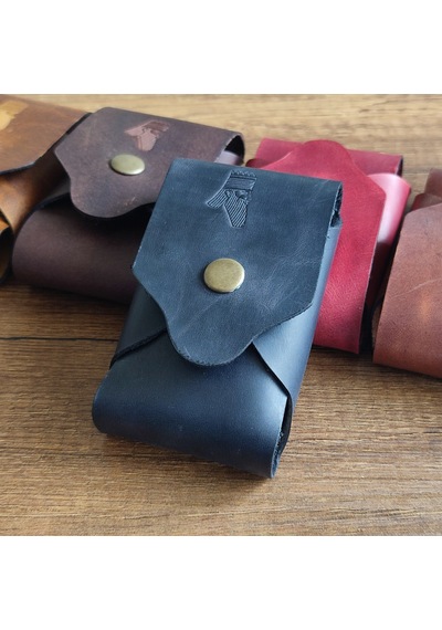 Sumerian Leather Craft Deri Sigara Kılıfı Siyah
