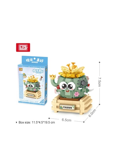 Lz-8834 Kaktüs 450 Parça Block Oyuncak