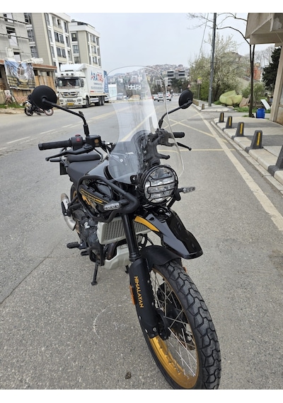 Motocam Royal Enfield Himalayan 450 Ön Cam 2023-2026 Model 49cm Şeffaf Renkli 4mm