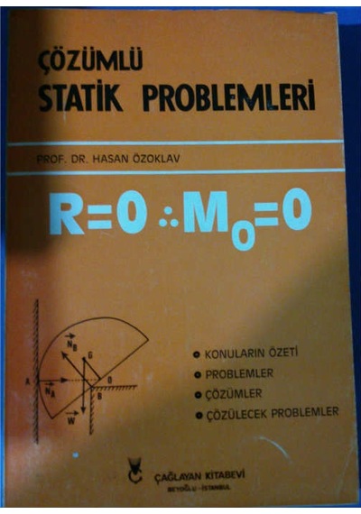 Statik Çözümlü Problemleri 1986 Yılı Basım