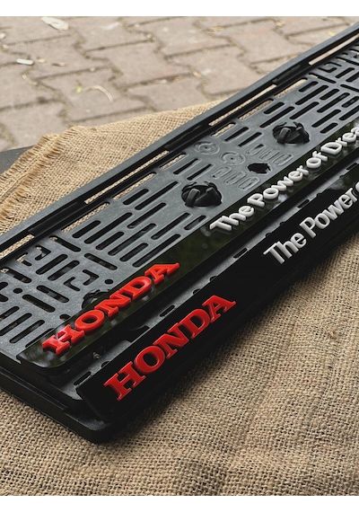 Honda The Power Of Dreams İsim Yazılı Pleksi Plakalık