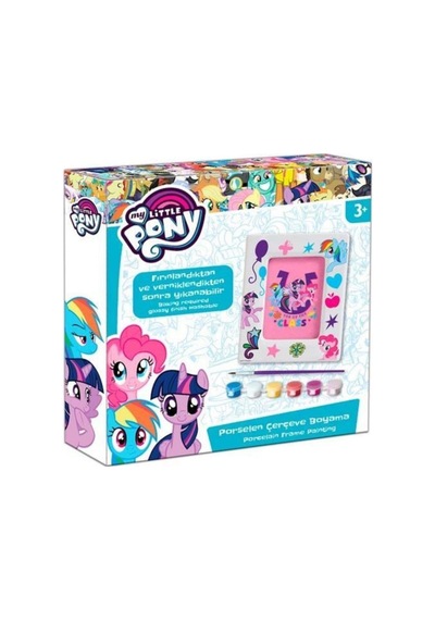 My Little Pony Porselen Çerçeve Boyama Renkli