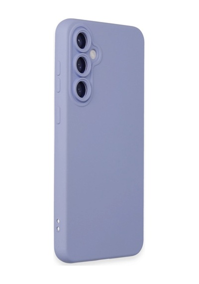 Samsung Uyumlu Galaxy S23 Fe Kılıf Nano İçi Kadife Silikon Lila/