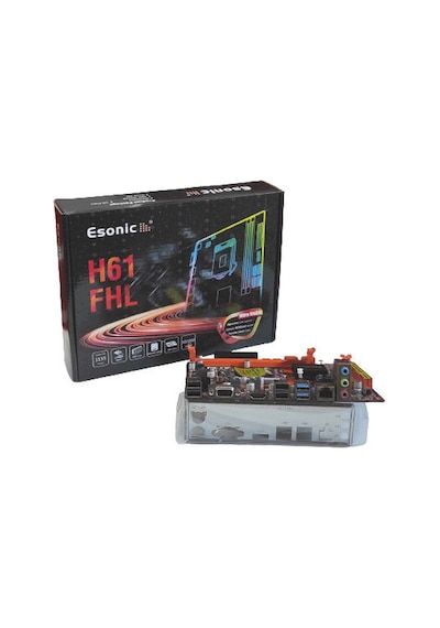 Esonic H61FHL Intel H61 1333 MHz DDR3 Soket 1155 mATX Anakart