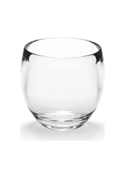 020161-165 Droplet Akrilik Banyo Bardağı, Şeffaf Siyah