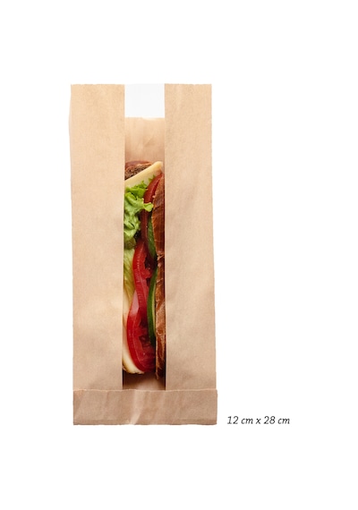 Anadolu Kağıtçılık 12X28Cm Pencereli Şamua Kese Kağıdı 10 Kg