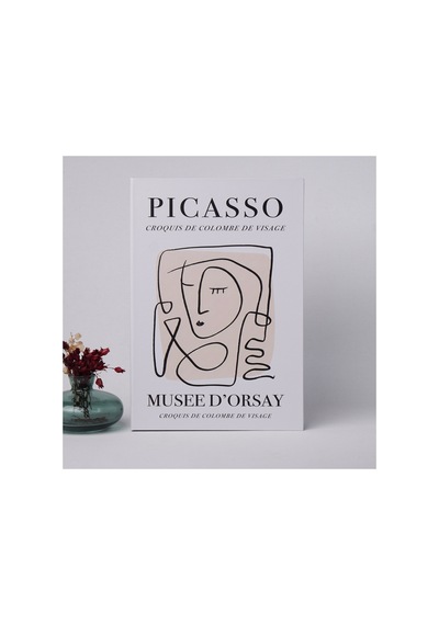 Kitap Görünümlü Dekoratif Kutu Picasso, İskandinav Tarzı Kitap Şeklinde Saklama Kutusu - Bgadekkutupcsso